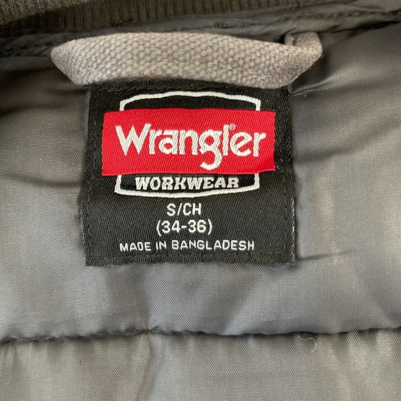 Wrangler Workwear Men's Quilted Utility Duck Work Vest Size : Small ( 34… - Picture 4 of 10